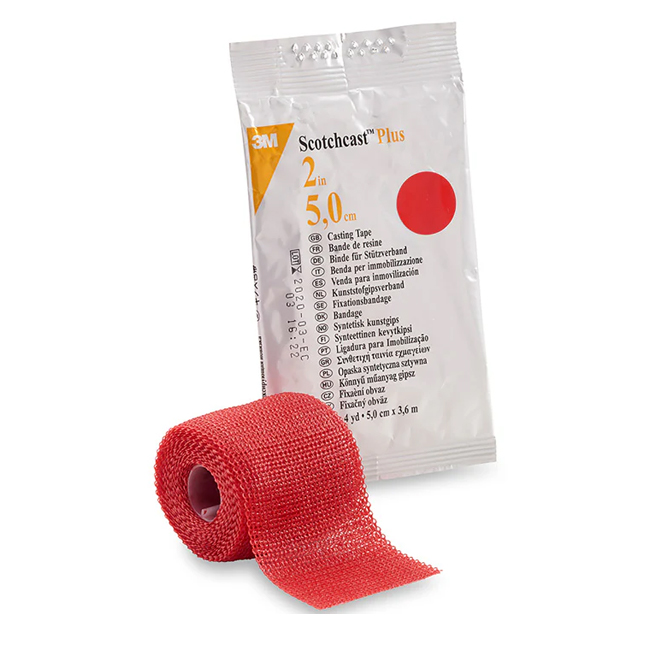 Scotchcast tvrdi plastični gips crveni OMC