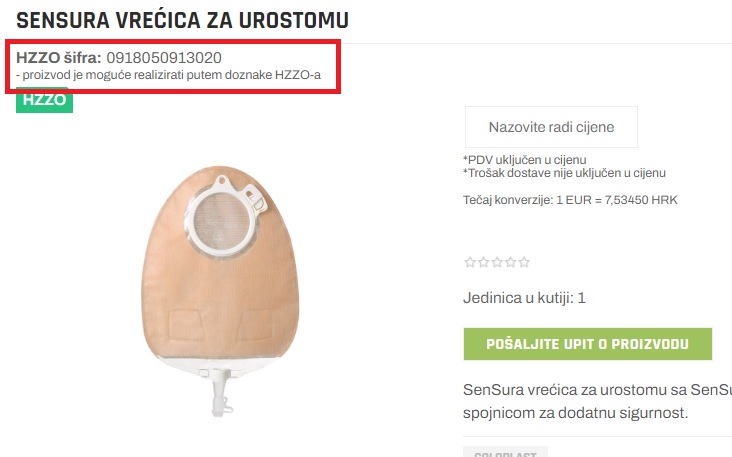 hzzo sifra stoma