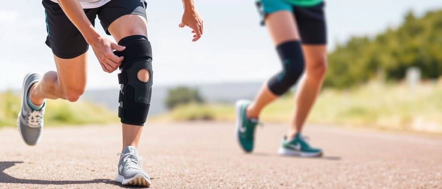 knee brace running