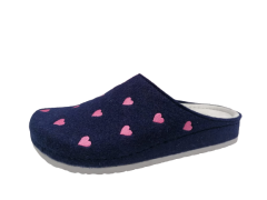 Mubb ženske papuče sive sa srcem