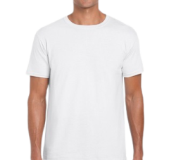 Majica bijela muška Gildan Soft style 